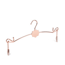 Metal Rose Gold Wire Clothes Lingerie Underwear Bra Display Hangers